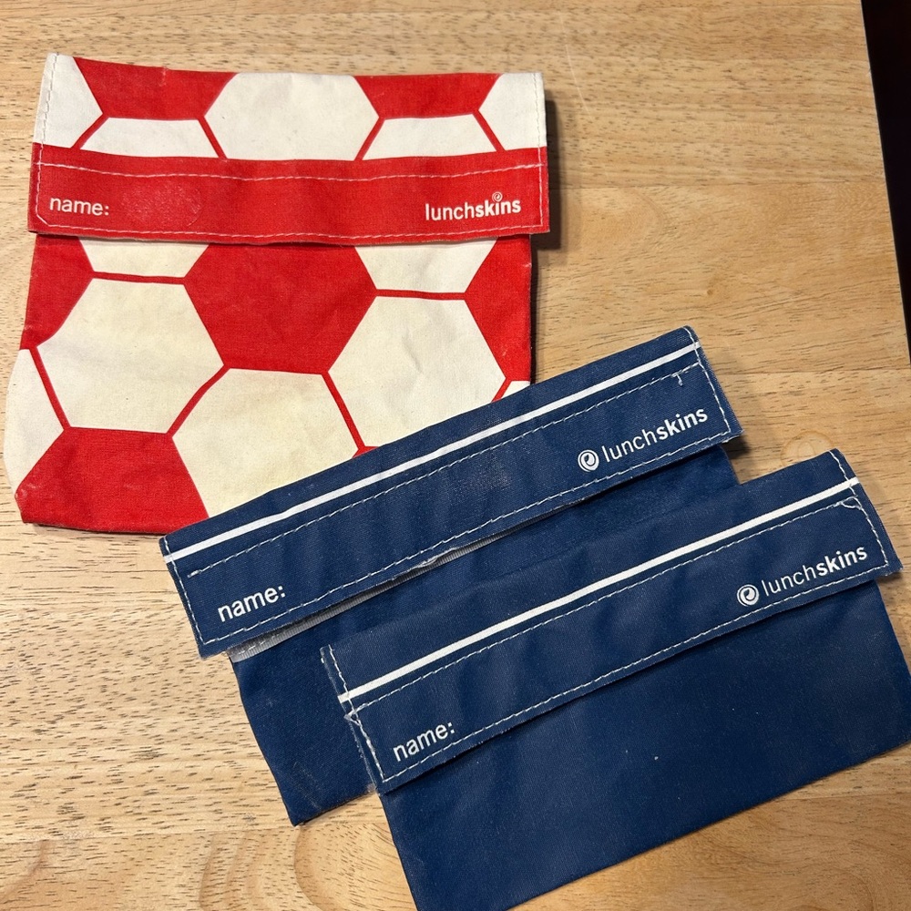 Reusable Sandwich and Snack Bags